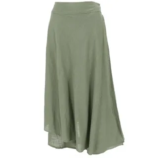 Guru-Shop Relaxhose Ethno Hosenrock, Boho Maxirock, Sommerrock -.. alternative Bekleidung grün M/L