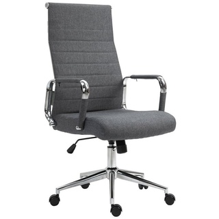 SVITA Bürostuhl Elegance Comfort (Bürostuhl, 1 St), stufenlos höhenverstellbar grau