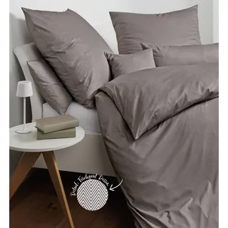 Janine Bettwäsche Interlock-Jersey 59000 vulkan Kissenbezug 80x80 cm