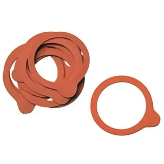 APS Gummiringe für Einmachgläser orange, 10 St.