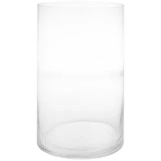 Storefactory Scandinavia Dekovase Vase Laterne RAMSJÖ L Glas, Ø18x30cm weiß