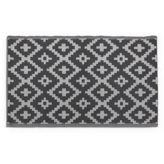 BestLivings Ethno Outdoor-Teppich 90 x 150 cm Grau
