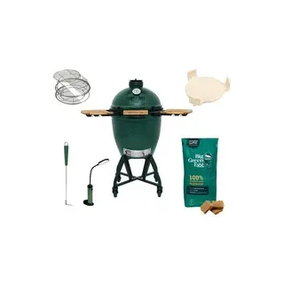 Large Pro Paket  PPLHD3, Holzkohlegrill - grün, Ø 46cm