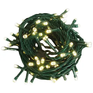 Lex LED-Lichterkette 240er spritzwassergeschützt 18 m Warmweiß