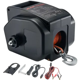 Vevor Elektrische Seilwinde 12 V DC 300 W schwarz