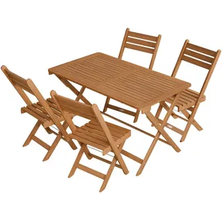 Juskys Rimini Set 5-tlg. Natur
