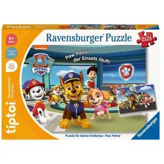 Ravensburger tiptoi - Puzzle Puzzle für kleine Entdecker: Paw Patrol, Kinderpuzzle für Kinder ab 4 Jahren, für 1 Spieler