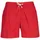 Herren Swim Shorts Badehose Mesheinsatz einfarbig Rot 2XL