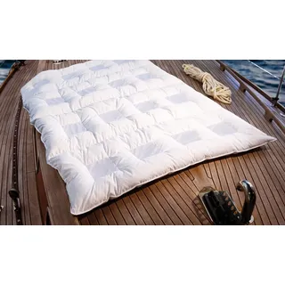 sanders-kauffmann gmbh ClimaBalance Daunendecke 155 x 220 cm Weiß