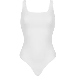 Hunkemöller Gerippter Baumwoll-Body - bright white - XS - XS