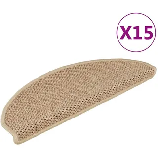 vidaXL Stufenmatte 65 x 21 cm Sand
