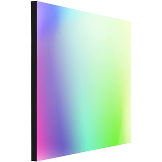 tint Smarte LED-Deckenlampe ARIS – Steuerbar per Alexa oder Fernbedienung – Mit weißem (1800-6500 K) und farbigem Licht RGB – Quadratisches Panel 45 x 45 cm