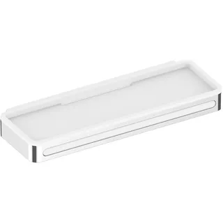 Keuco Plan 3-tlg., mit Glasabzieher, verchromt/weiß