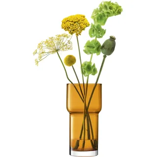 LSA International Utility Vasen, Glas, Amber/Orange, W11xD11xH22cm