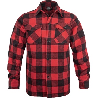 Mil-Tec Holzfällerhemd Thermo rot, S