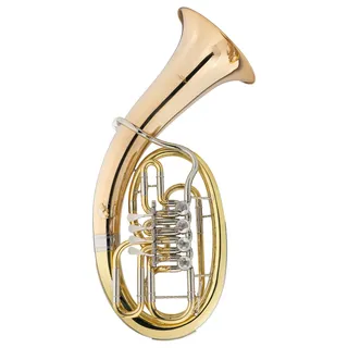 Lechgold BH-19/4L Bariton, Modell: BH-19/4L, Stimmung: Bb, L-Schaft | 4 Drehventile mit Minibal-Gelenken, Durchmesser Schallstück: 260 mm, Bohrung: 14, 8 mm, Korpus: Messing, Mundrohr: Neusilber