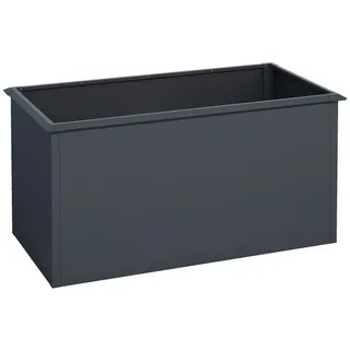 osoltus Hochbeet-Profil osoltus Hochbeet mit Schneckenkante Stahl Anthrazit 7016 150 x 75 x