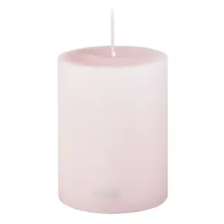 Sovie CANDLES Stumpenkerze in Rosa Ø 70 mm x H 100 mm - 12 Stück - Brenndauer ca. 52 Std. - Flachkopf Votivkerze