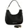 Hobo Bag Polyurethan Black