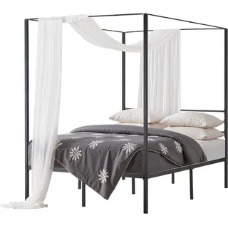 Vevor Himmelbett 140 x 200 cm Schwarz