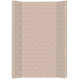 Träumeland Wickelauflage Kuschelhase Beige, Beige, Kunststoff, Füllung: Vlies, 50x70 cm, beidseitig verwendbar, schadstoffgeprüft, abwischbar, Pflegen, Wickeln, Wickelauflage