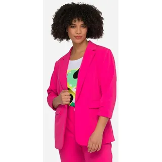 Angel Of Style by Happy Size Angel of Style Damen große Größen Übergrößen Plus Size Blazer, offene Form, Reverskragen, Langarm pink 52 830286803-52 - 52