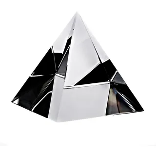 Briefbeschwerer Deko Glas Dekoration Pyramide 7 X 7 cm Transparent Hochreines K9 Glas