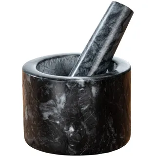 Wenko Mörser Marmor 11 x 8 cm Schwarz