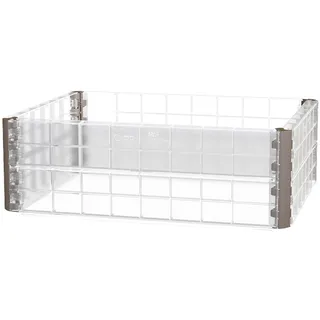 GARANTIA Wachstumsmodul für ERGO Hochbeet-System Quadro S 60 x 25 cm Transparent
