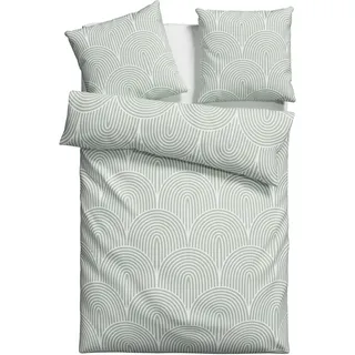 OTTO home Matilda Renforcé Grün 155 x 220 cm + 80 x 80 cm