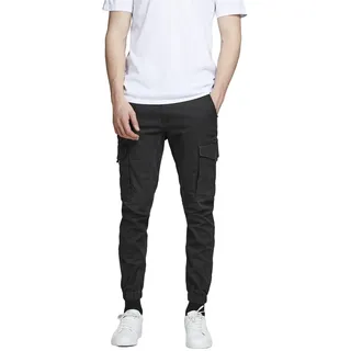 JACK & JONES Paul Flake Cargohose Schwarz 32