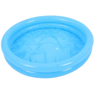 SUPVOX Kleiner Planschbecken Füße Kleiner Aufblasbarer Pool aus PVC Faltbar Durchstichfest Tragbar für Kleinkinder Sommer im Garten