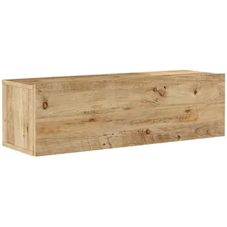 [en.casa] Lapinlahti TV-Lowboard 100 x 29,5 x 31,5 cm Beige Holz