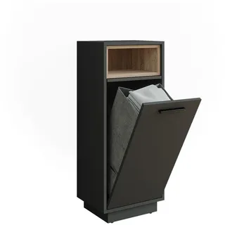 Vicco Beatrice Wäscheschrank 38 x 93 cm Grau