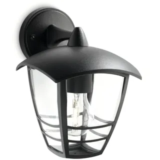 Philips Außenwandleuchte Aluminium 24,0 cm inkl. E27 schwarz