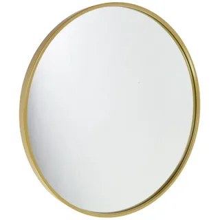 Fragix Boston Wandspiegel rund - Gold - Metall - Ø60cm - Industrial