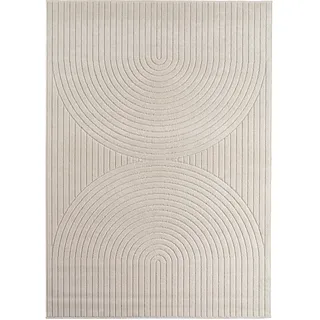 Ayyildiz Nova 1201 Kurzflorteppich 120 x 170 cm Beige/Creme