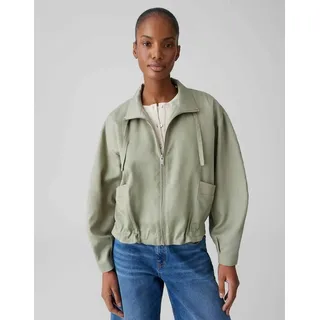 Opus Damen Jacke | Urbaner Blouson Loose Fit Pale Olive, 34 - 34