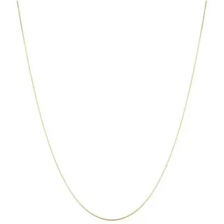 Hey Happiness Silberkette Box Silber 925 Damen, 18K vergoldet Kastenkette, Feine Halskette zum Kombinieren in 2 Längen, hypoallergen goldfarben