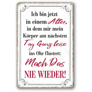Metallschilder Sprüche Metall Vintage Poster Café Lustige Metallschild Deko Humor Küchenschilder Büro Retro Werkstattschild Geschenkidee Gartenschilder 20x30 cm