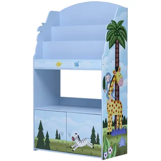 FANTASY FIELDS Kinderbücherregal Sunny Safari 3-stufig Holz mehrfarben