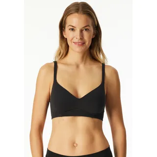 SCHIESSER Unique Cotton Soft-BH Schwarz 70D