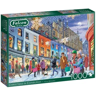 JUMBO Spiele Victor McLindon Weihnachten in Edinburgh 1000 Teile Puzzle