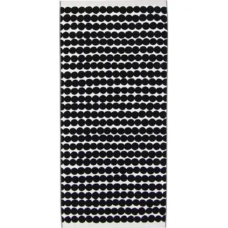 Duschtuch MARIMEKKO "RÄSYMATTO", weiß,schwarz, B:70cm L:150cm, Frottee, Obermaterial: 100% Baumwolle, Handtücher, 100% Baumwolle, angenehm weich, 70 x 150 cm