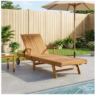 vidaXL Sonnenliege 1-Person 1 x 1 x 1 cm Braun