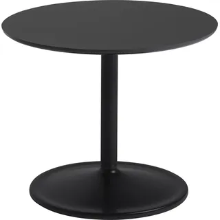 Soft Beistelltisch 48 x 40 cm schwarz laminiert