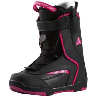 FIREFLY Damen Snowboot A50 Alanis SL, Größe 25 1⁄2 in Schwarz-Pink Schwarz-Pink