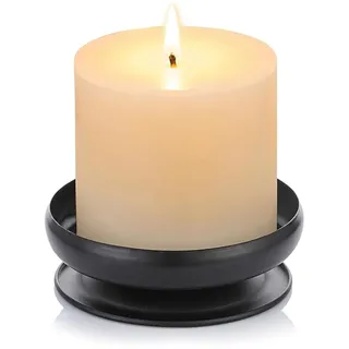 1 Stück 10,5cm/4,13Inch Kerzenständer Metall mit Dorn 1cm, Moderne Dekorative Kerzenhalter, Kerzenständer für Hochzeit, Weihnachten, Wohnzimmer, Adventskranz, Partys, Jubiläen, Kommunions & Taufkerzen