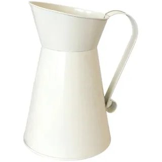 Landhausstil, Weiße Milchkannenvase, Rustikaler Vintage-blumentopf, Wohndekoration