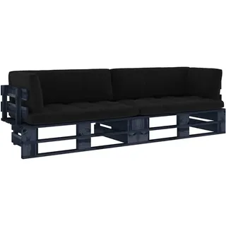 Paletten Lounge Set Gartenmöbel Palettensofa Sofa Kiefernholz Imprägniert vidaXL
